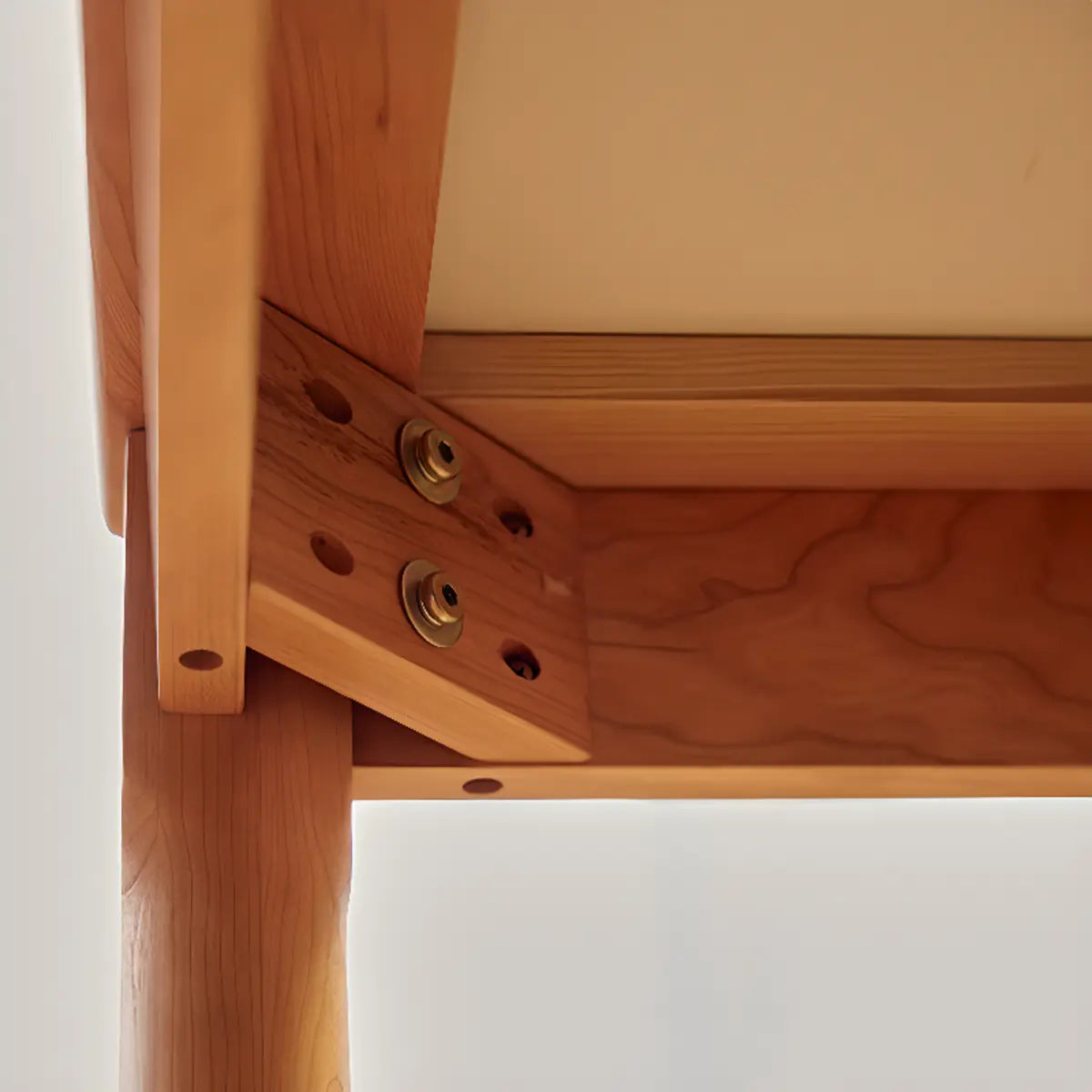 Traditional Simple Rectangle Wood Dining Table White Top Image - 12