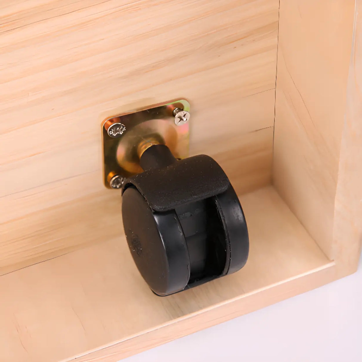 Traditional Wood Compact Brown Filing Cabinet with Drawers Image - 6