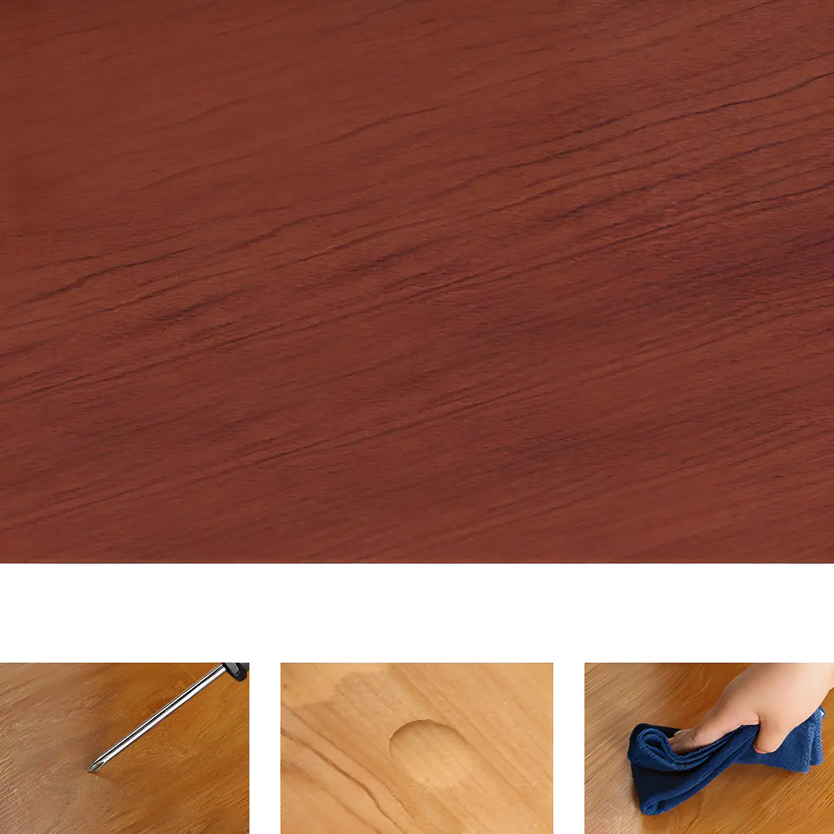 Traditional Wooden Sled Writing Desk with Cabinet Image - 9