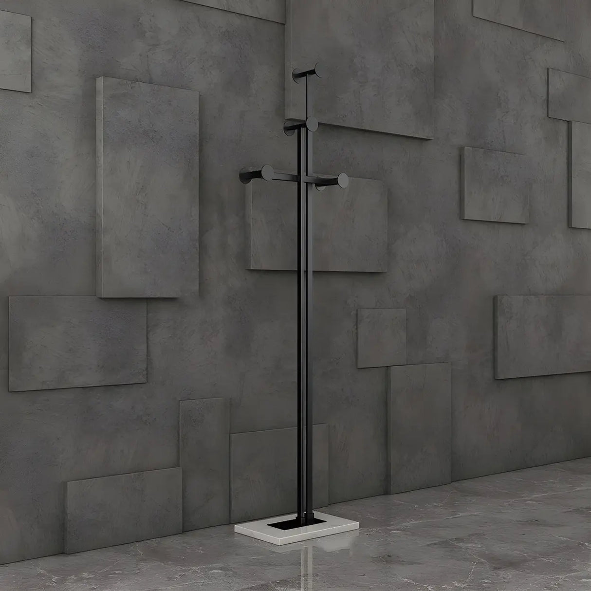 Tree Gold Tall Entryway Freestanding Coat Rack with Hooks Image - 20