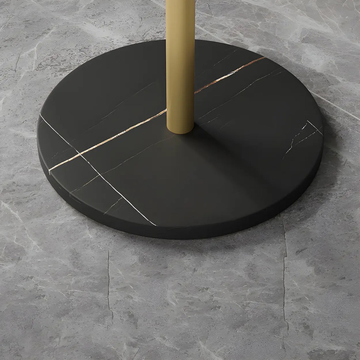 Tree Metal Gold Marble Freestanding Entryway Coat Rack Image - 12