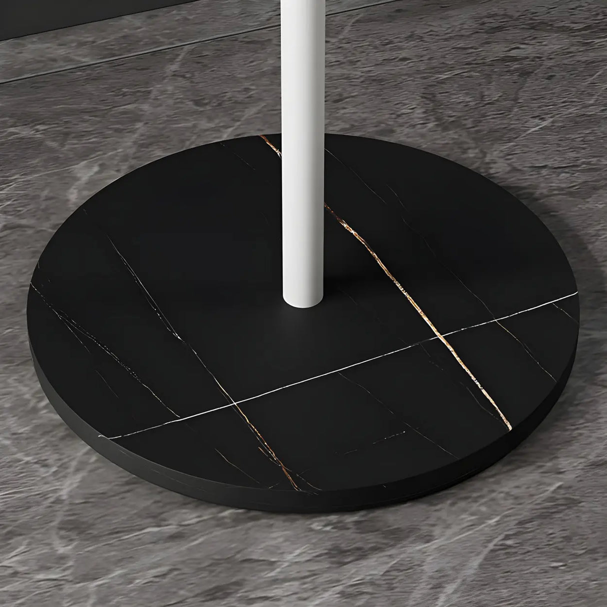 Tree Metal Gold Marble Freestanding Entryway Coat Rack Image - 13