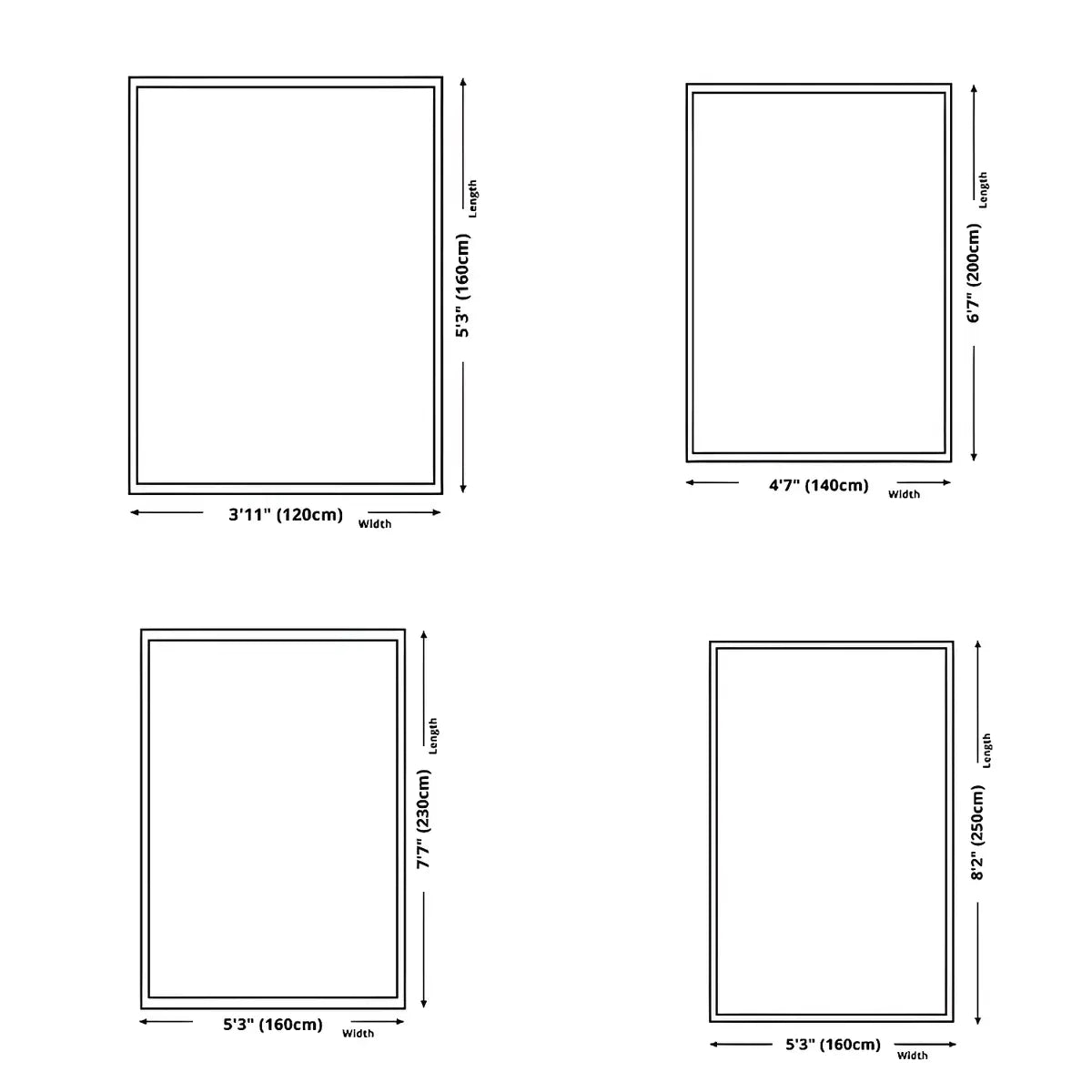 Trendy Checkered Linen Rectangle Beige Area Rug