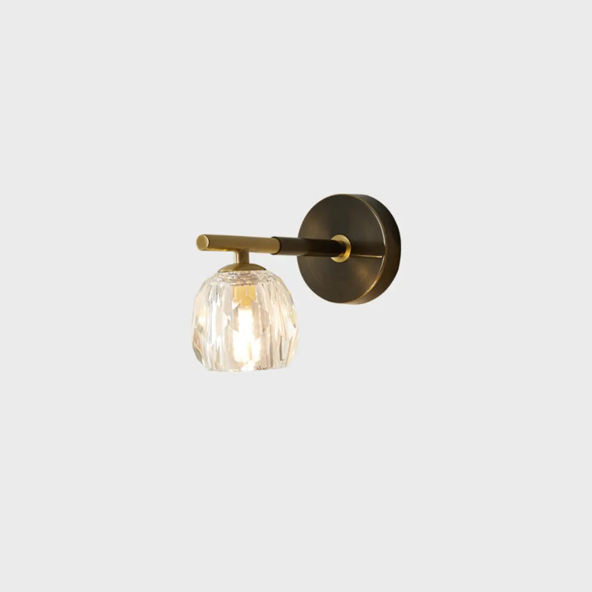 Trendy Globe Crystal Indoor 2-Bulb Ambient Wall Light Image - 9