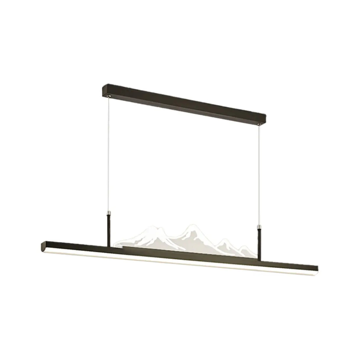 Trendy Mountain and Linear Modern Island Pendant Light Image - 10