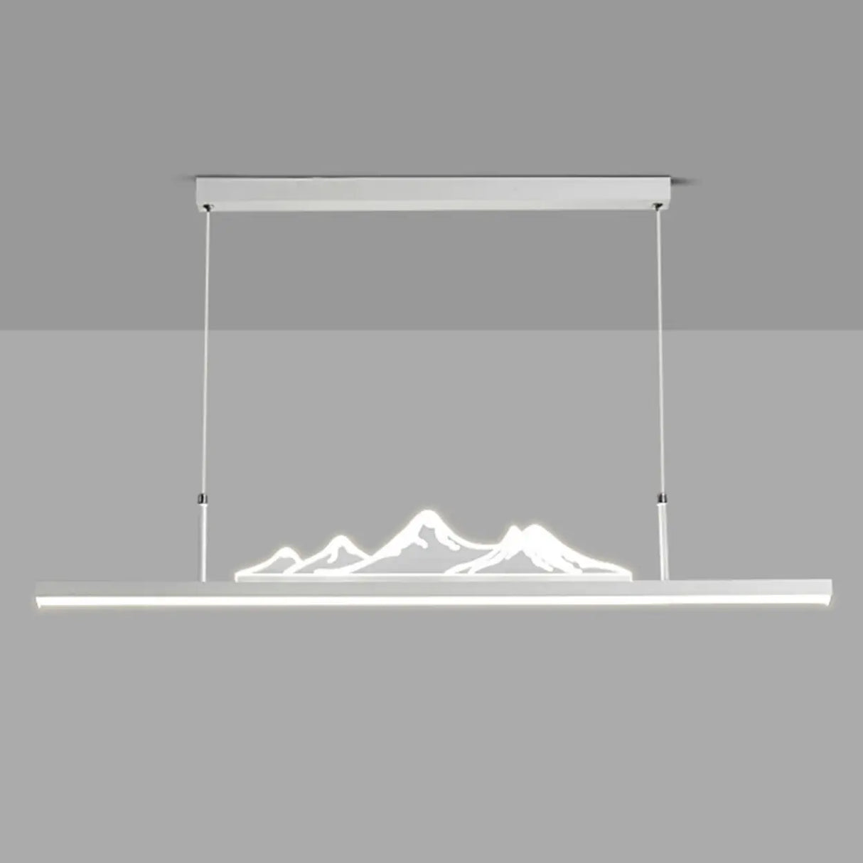 Trendy Mountain and Linear Modern Island Pendant Light Image - 12