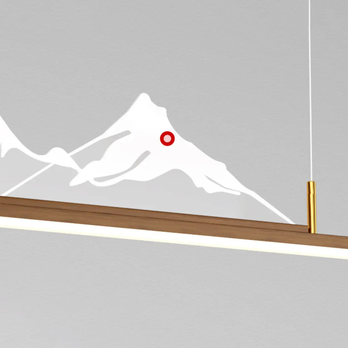 Trendy Mountain and Linear Modern Island Pendant Light Image - 17