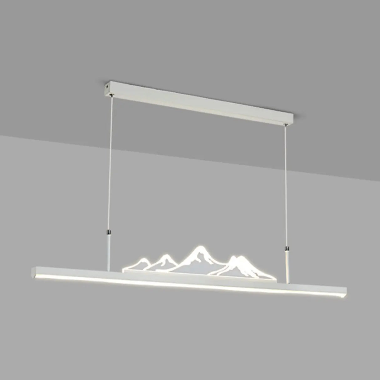 Trendy Mountain and Linear Modern Island Pendant Light Image - 3
