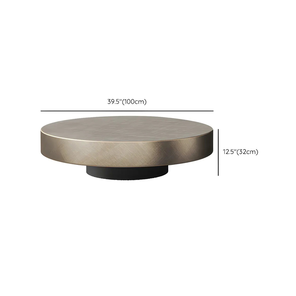 Tropical Brown Metal Round Steel Base Nesting Tables Image - 19