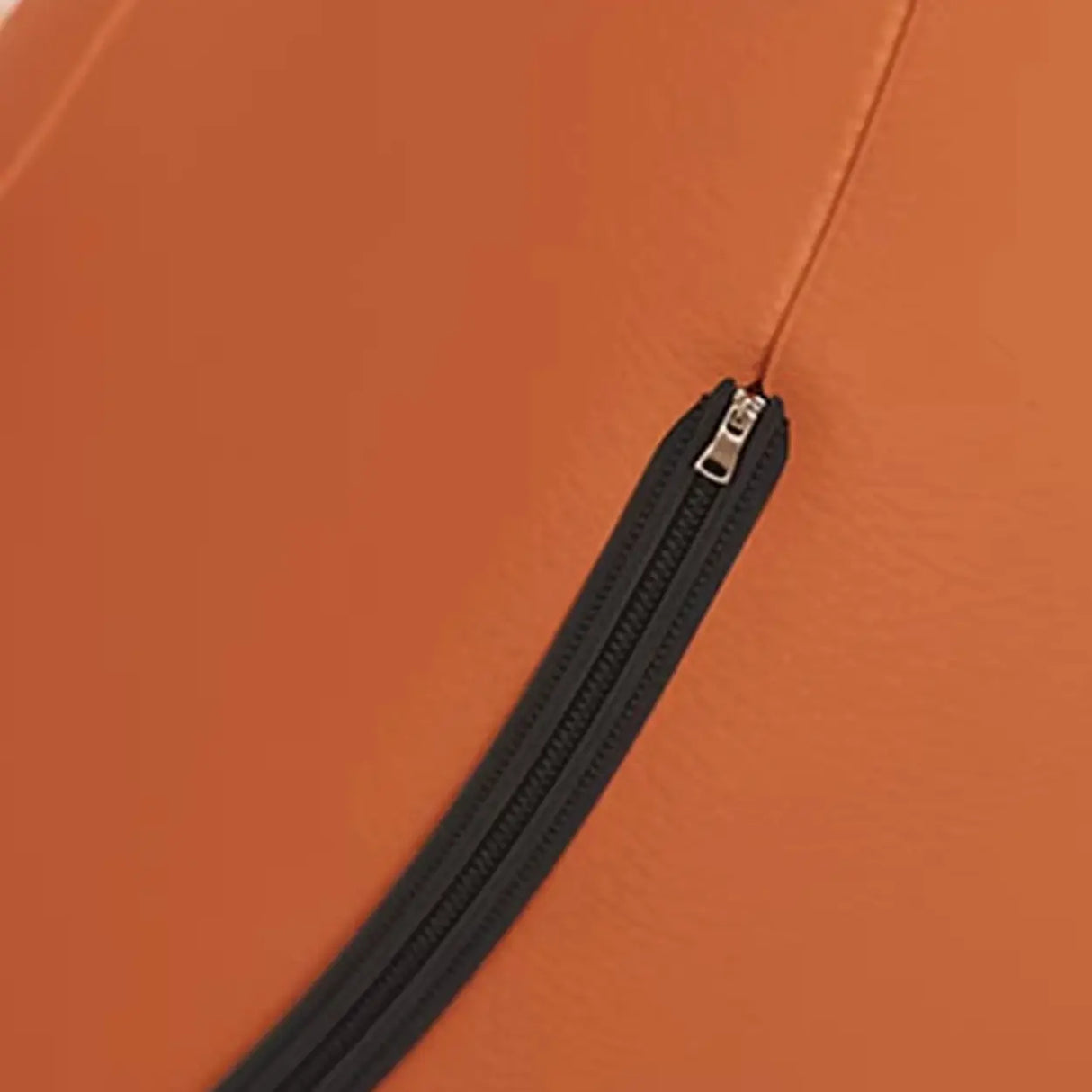 Twilight Orange Stain Resistant Round Arm Rocking Chair Image - 13