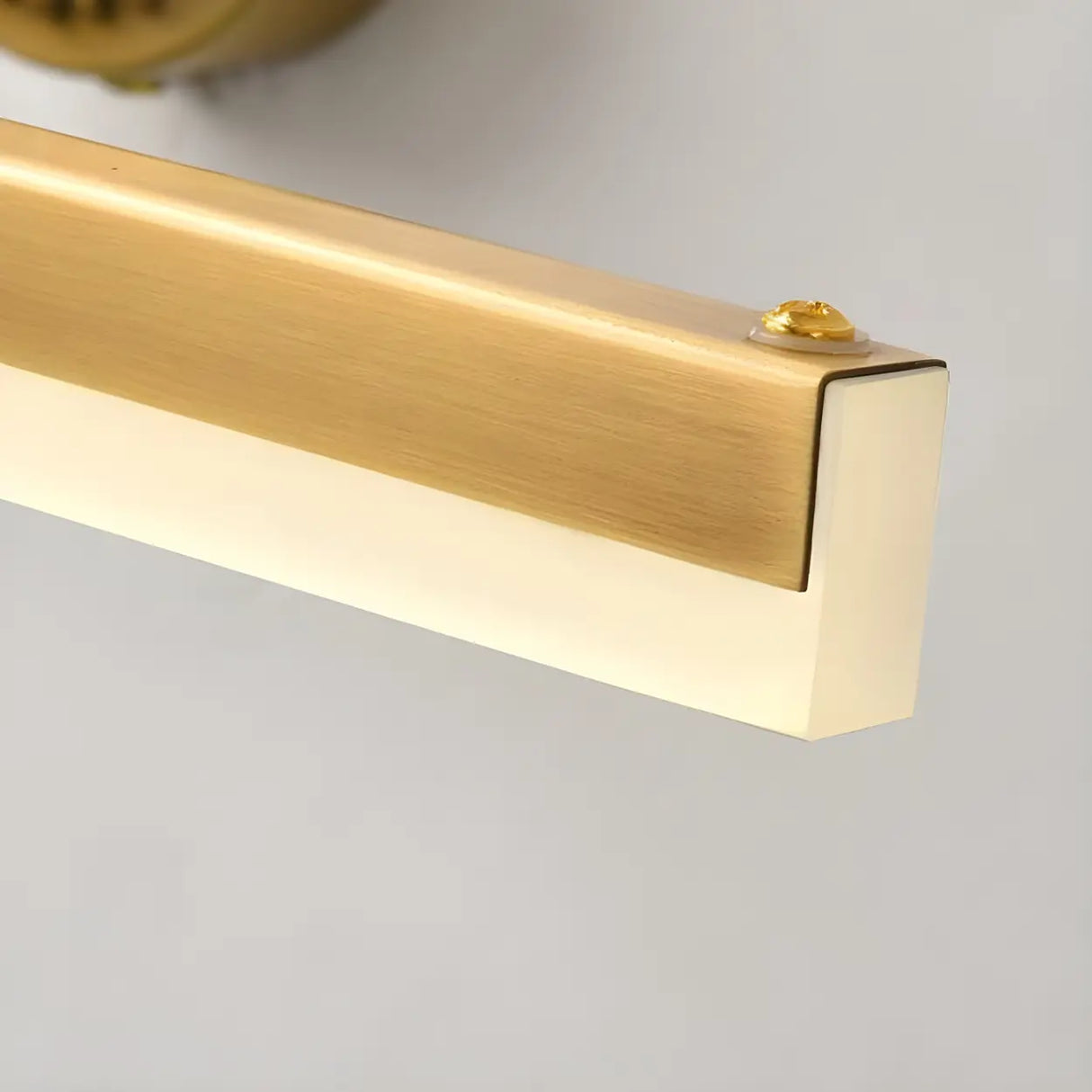 Unique Antler Brass Linear LED Vanity Light Fixture Image - 10
