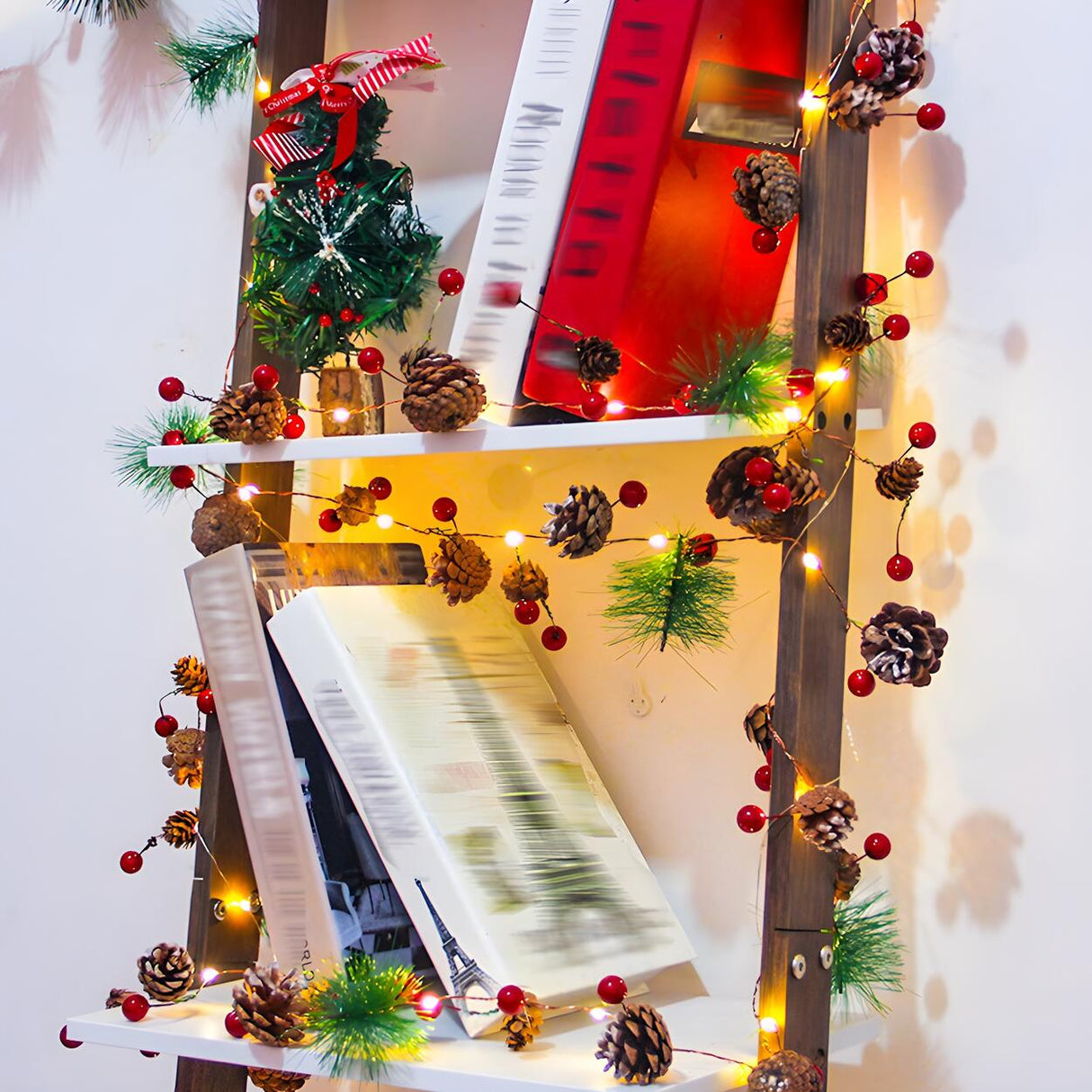 Unique Christmas Modern Pinecone LED String Light Image - 6