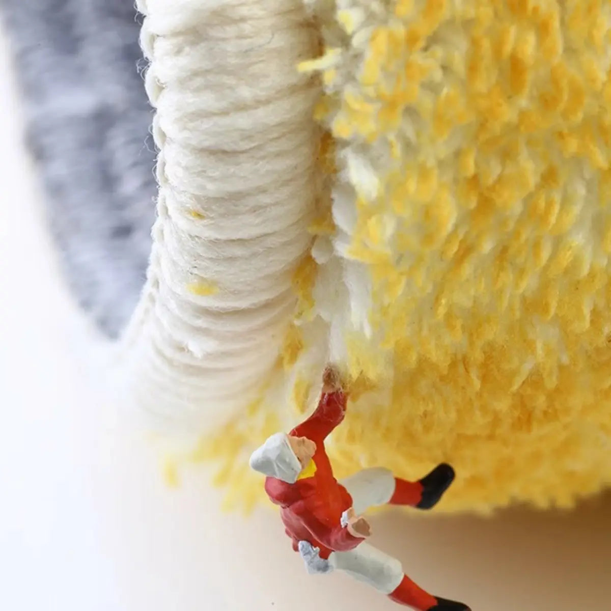 Unique Cloud Shape Shearling Beige Anti-Slip Area Rug Image - 16