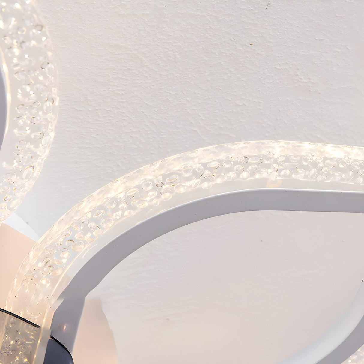 Unique Flower-Shaped Modern Ceiling Fan with LED Light Image - 13