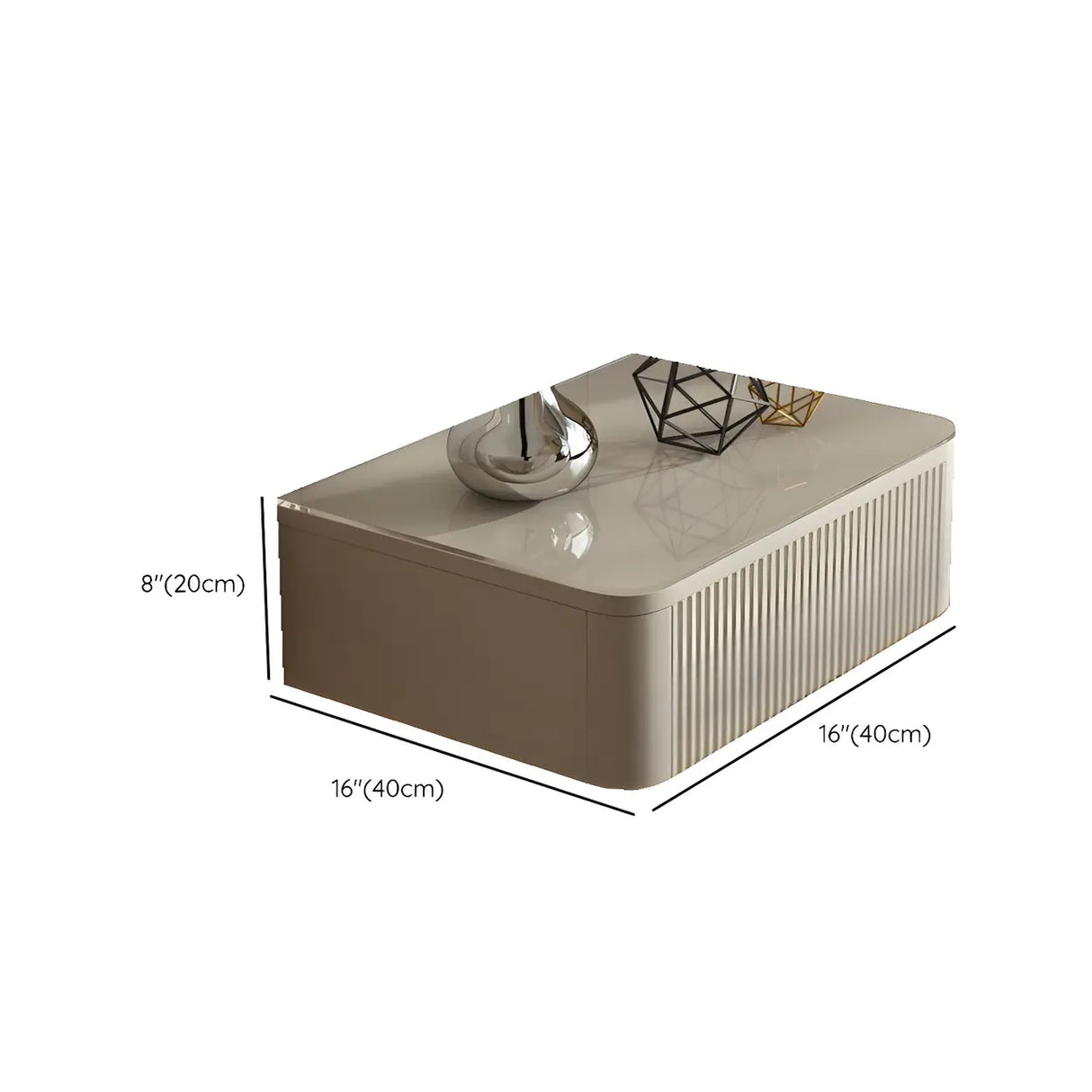 Unqiue Wall Mounted White Nightstand with Shelf and Light Image - 12