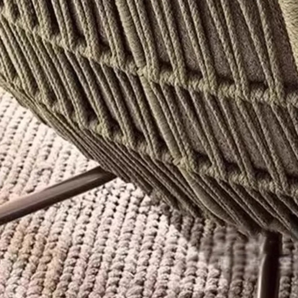 Upholstered Metal Beige Woven Outdoor Patio Sofa Set Image - 7