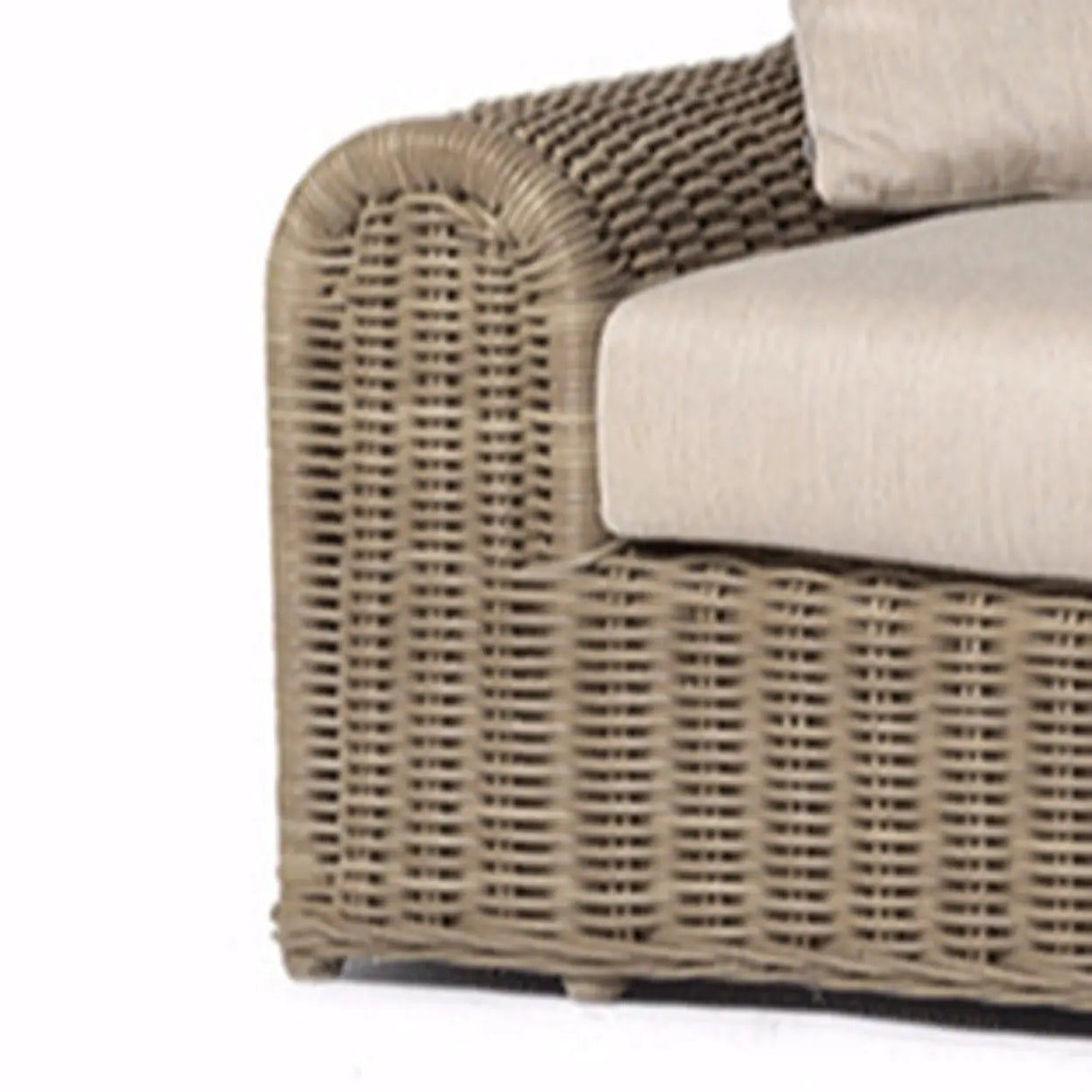 UV Resistant Compact Wicker Cocoa Patio Conversation Sets Image - 10