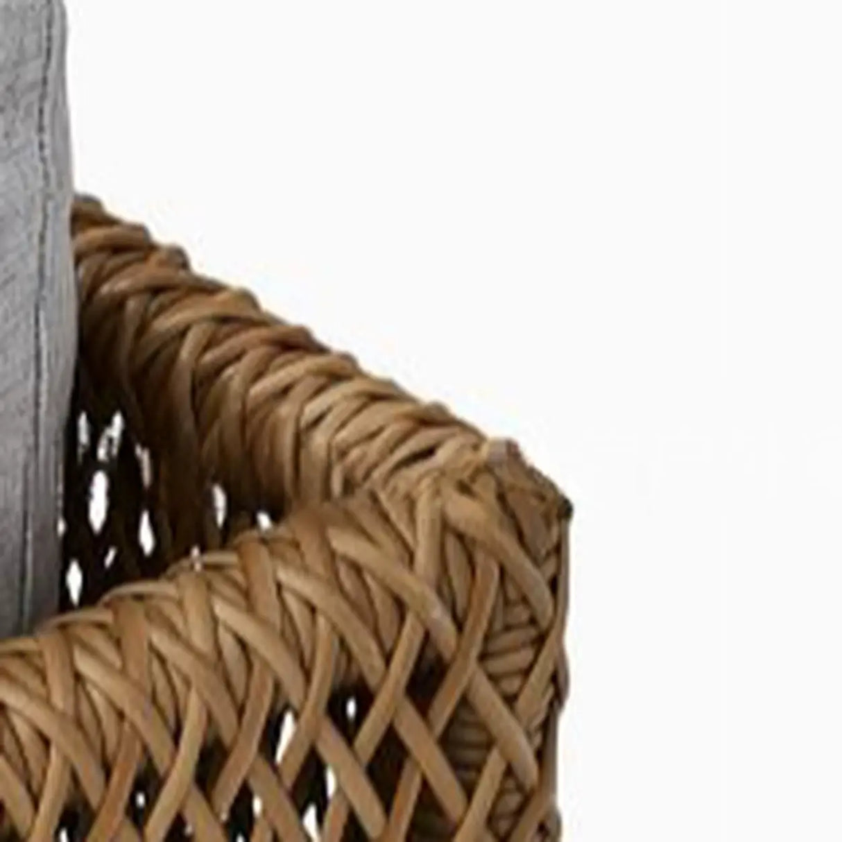 UV Resistant Light Brown Woven Frame Outdoor Patio Sofa Set Image - 6