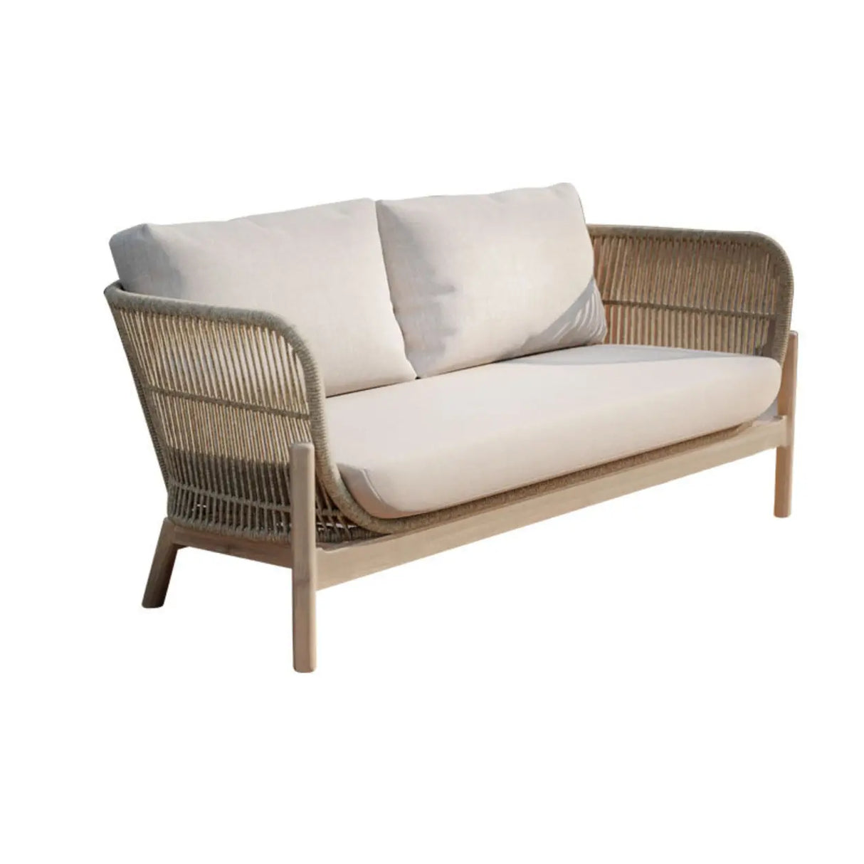 UV Resistant Modern Beige Rattan Outdoor Patio Sofa Set Image - 2