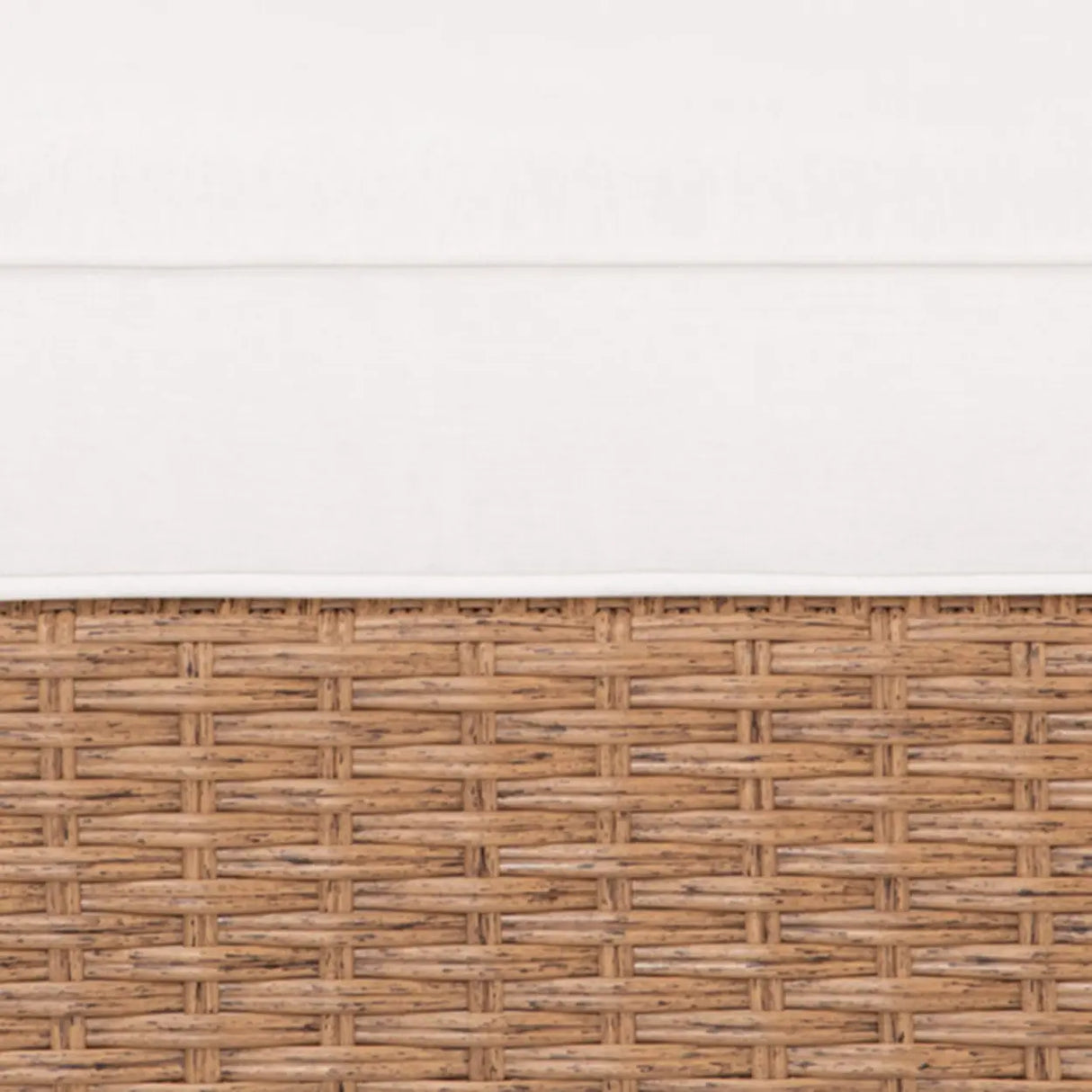 UV Resistant Modular Rattan Beige Upholstered Patio Sofa Set Image - 7