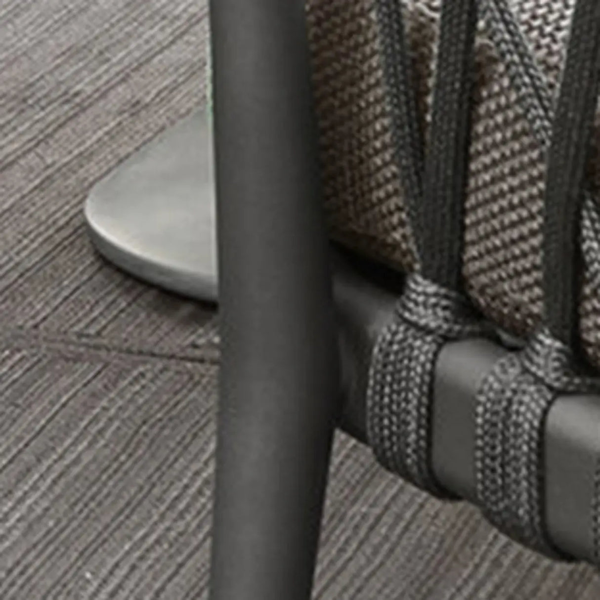 UV Resistant Outdoor Wicker Metal Gray Cushions Sofa Set Image - 9