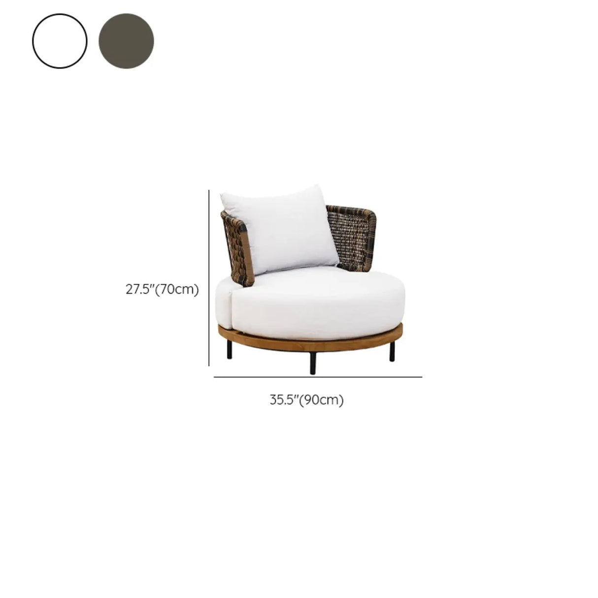 UV Resistant Versatile Wicker Patio Sectional Sofa Set