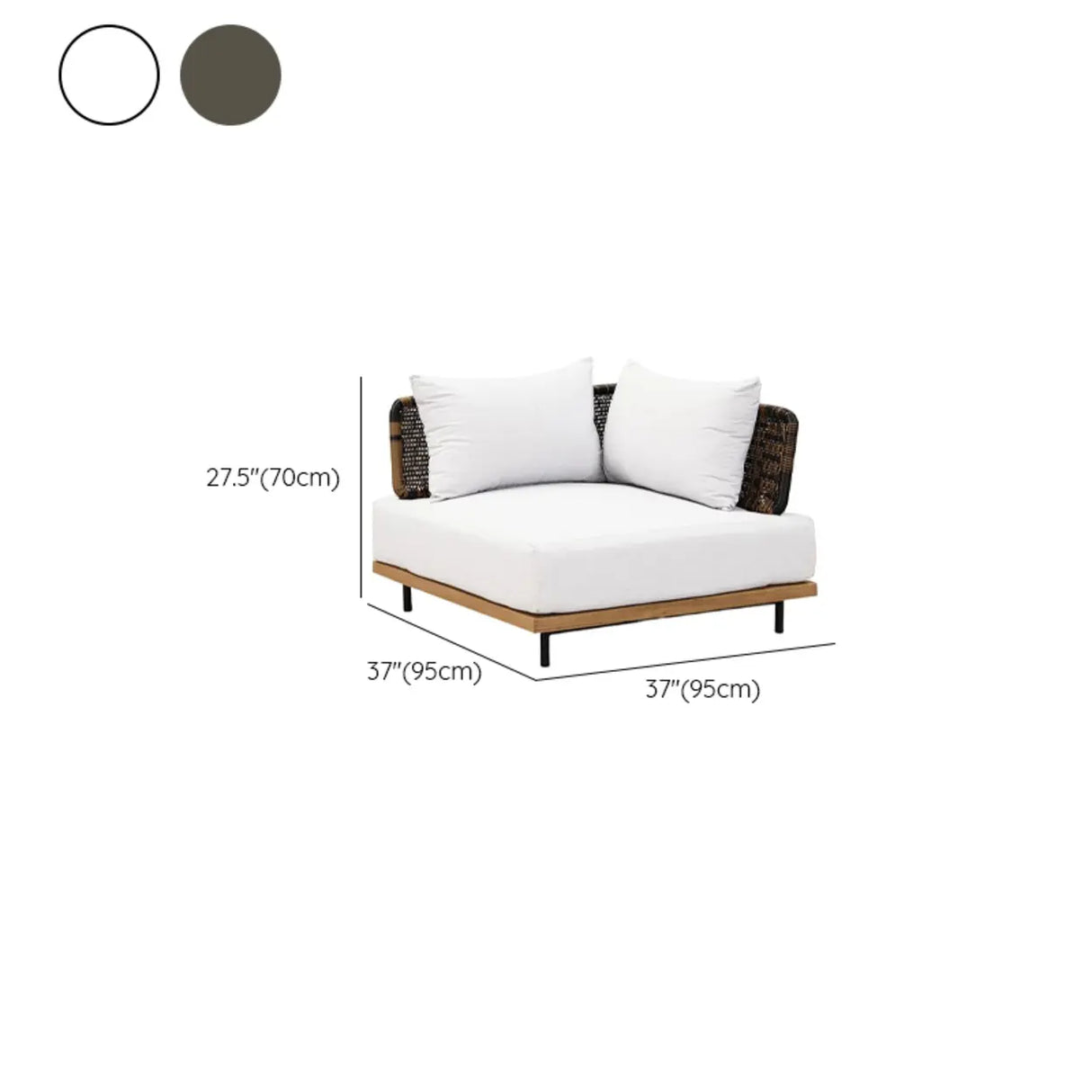 UV Resistant Versatile Wicker Patio Sectional Sofa Set Image - 14