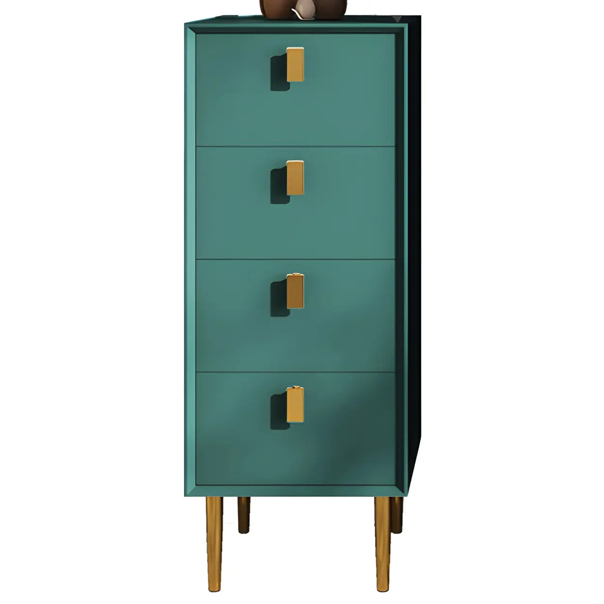 Vertical Glam Beige Pine Wood Dresser for Bedroom Image - 19