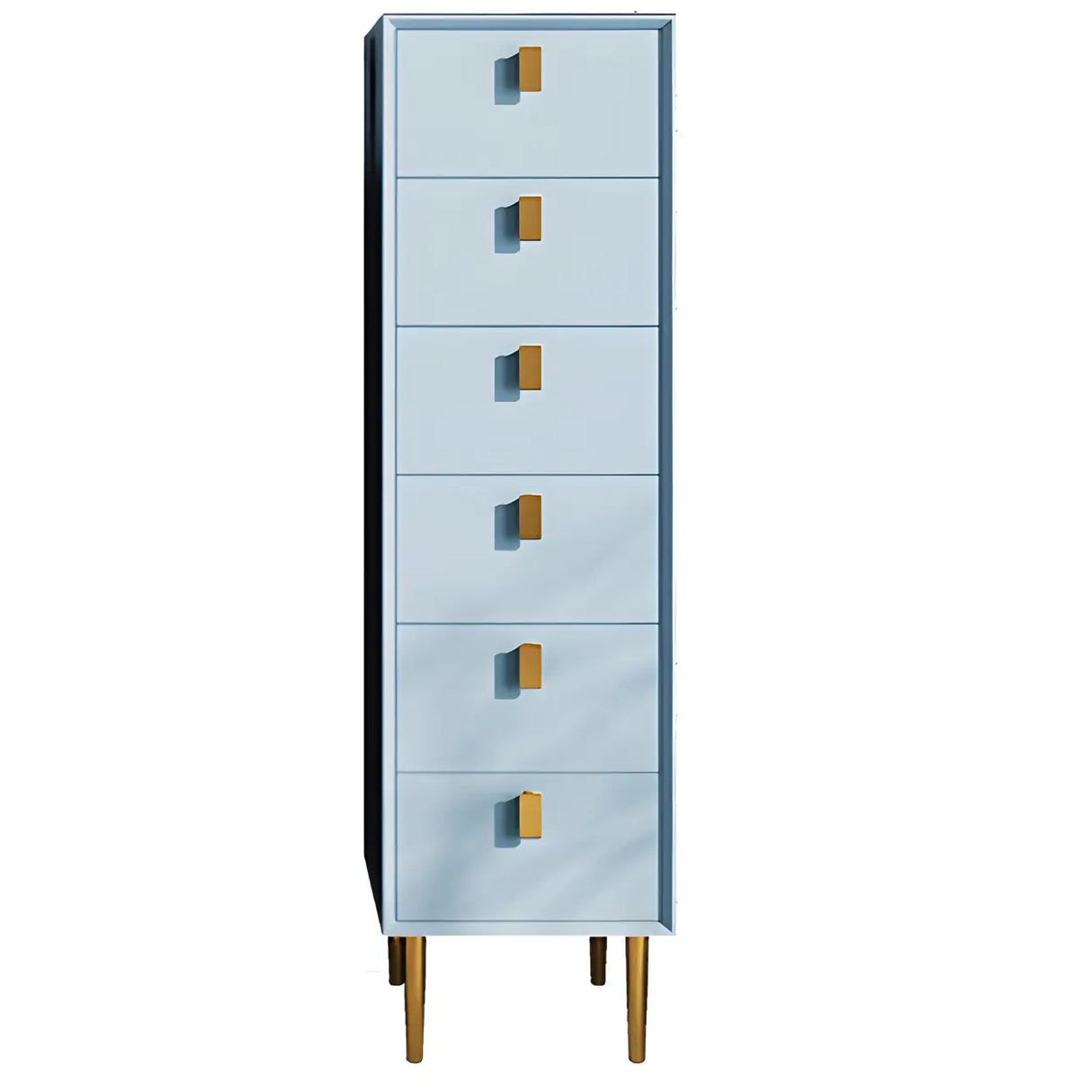 Vertical Glam Beige Pine Wood Dresser for Bedroom Image - 5
