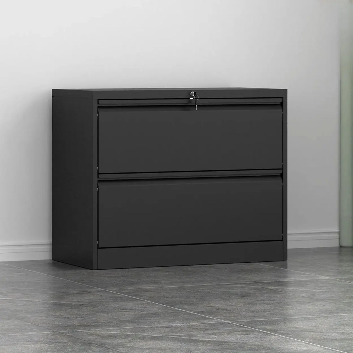 Vertical Metal White File Cabinet with Secure Storage Image - 29