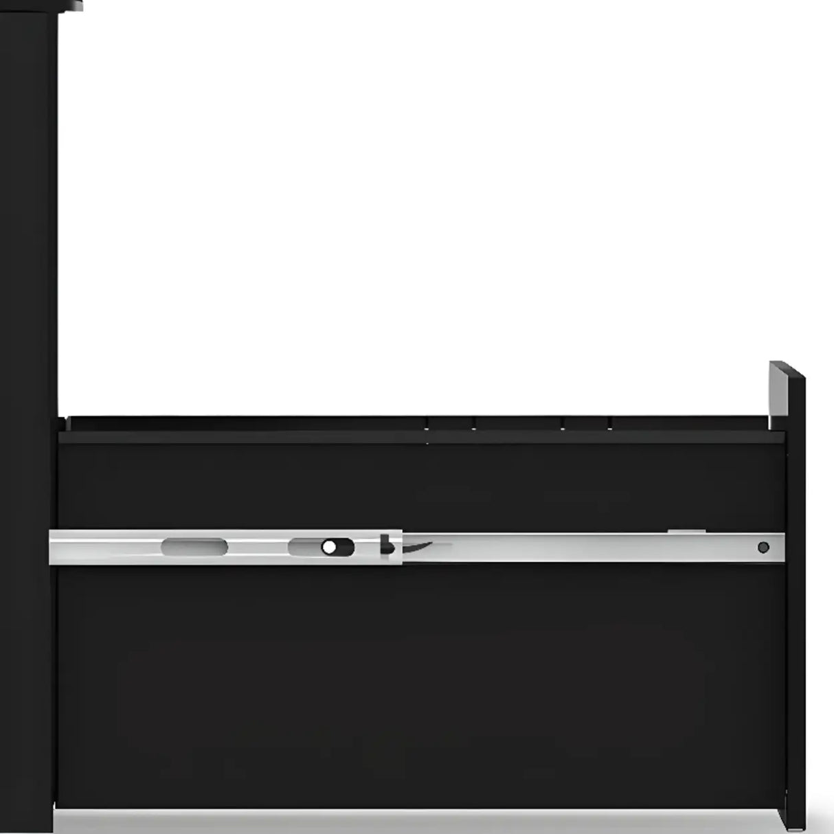 Vertical Metal White File Cabinet with Secure Storage Image - 9