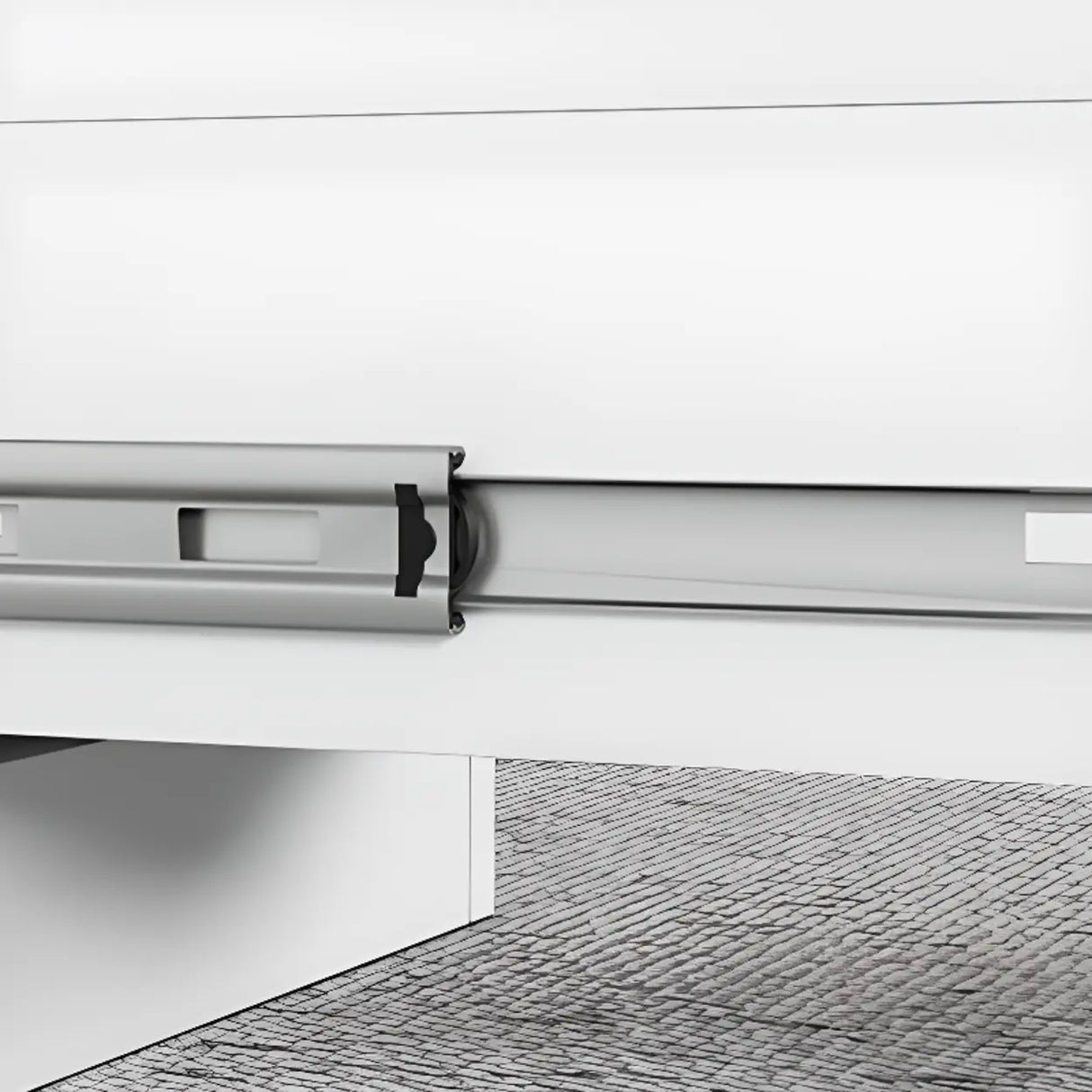 Vertical Metal White Storage Unit Lockable Filing Cabinet Image - 10