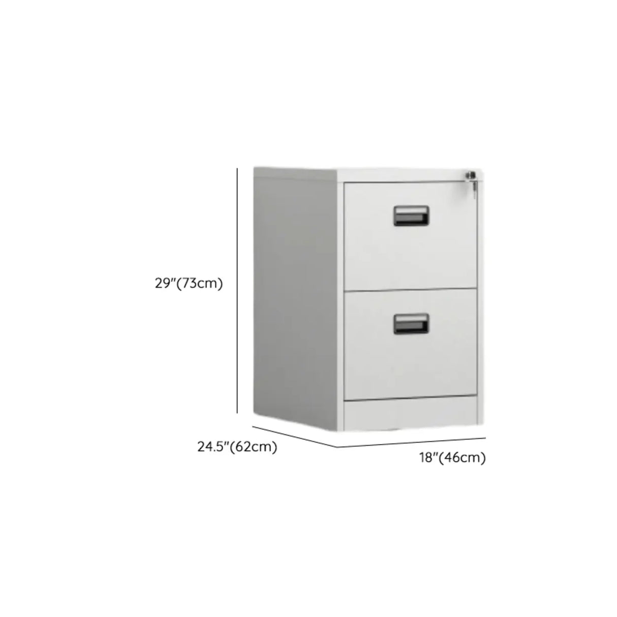 Vertical Metal White Storage Unit Lockable Filing Cabinet Image - 41