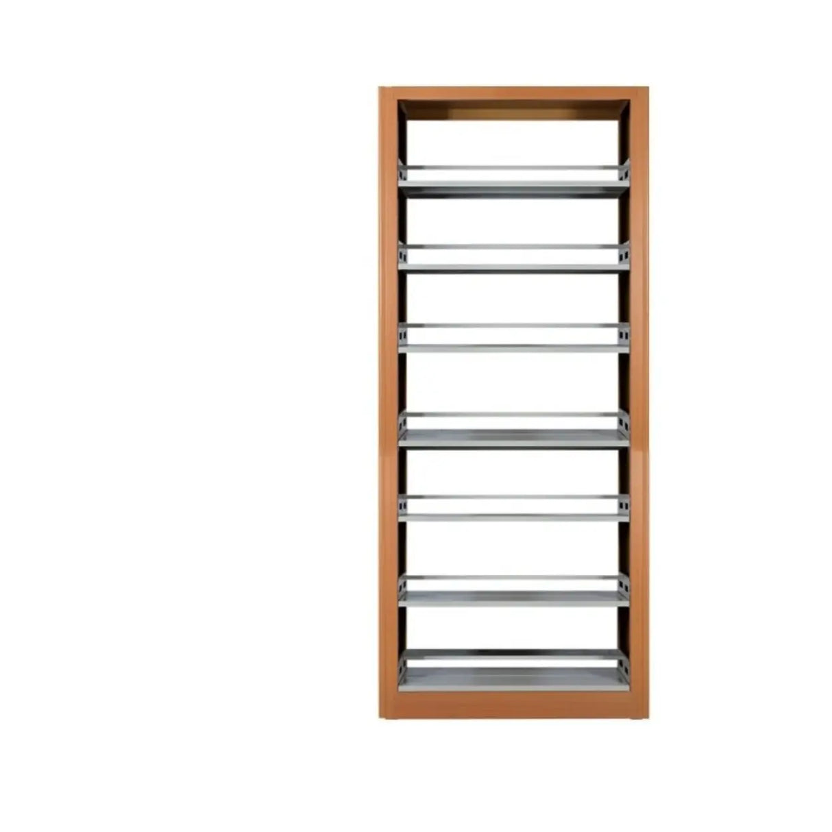 Vertical Modern Cube Steel Open Back Storage Bookshelf Image - 16