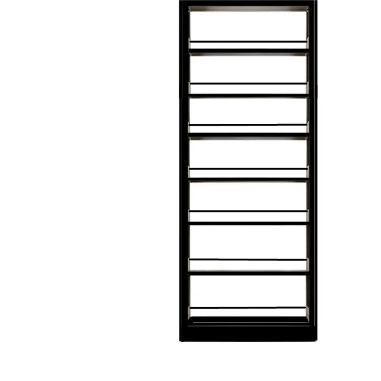 Vertical Modern Cube Steel Open Back Storage Bookshelf Image - 5