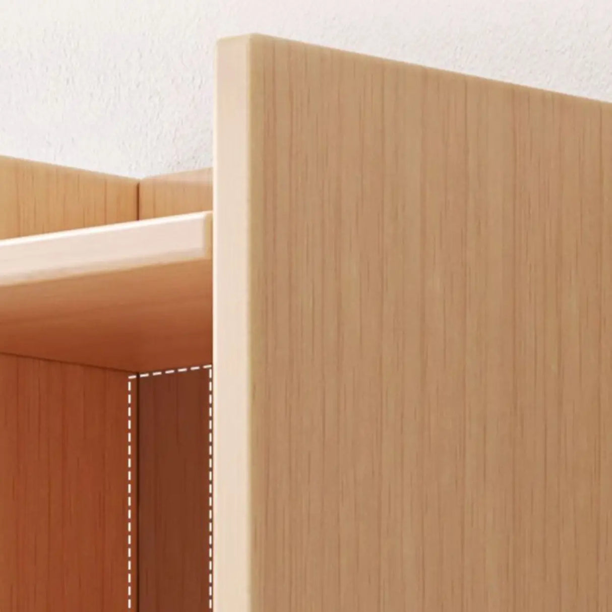 Vertical Simple 6-Shelf Wood Narrow Bookcase Brown Image - 13