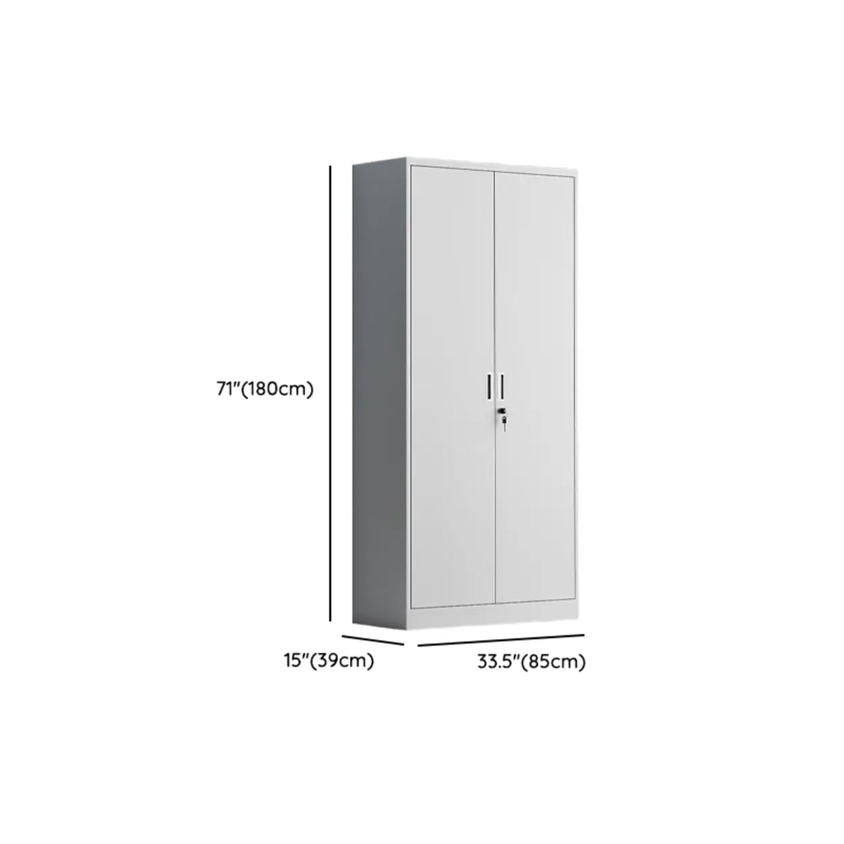 Vertical Steel Glass Door Grey Filing Cabinet Storage