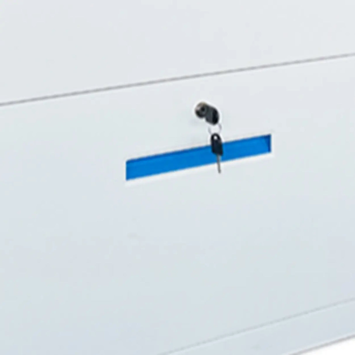 Vertical Steel White Filing Cabinet with Storage Drawers Image - 7