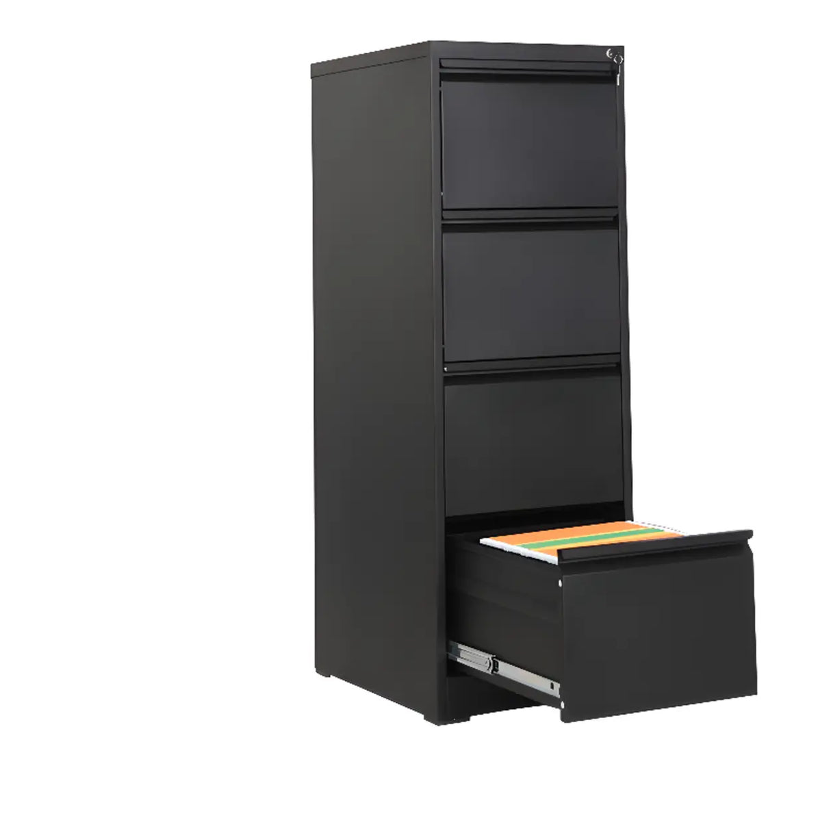 Vertical White Soft Close Storage Steel Filing Cabinet Image - 16