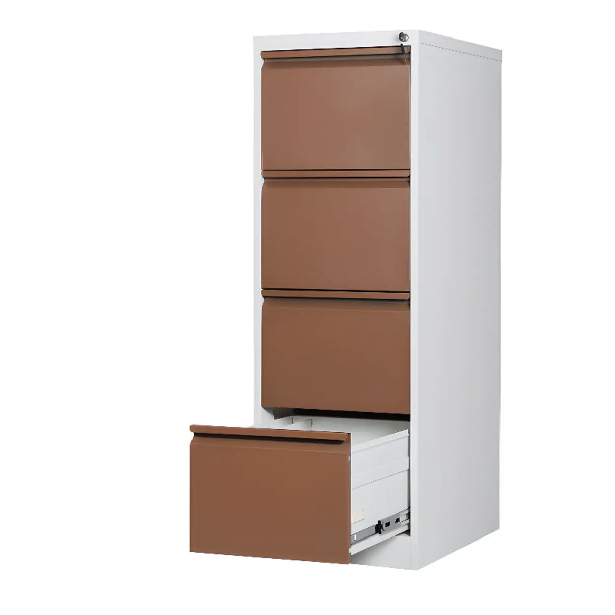 Vertical White Soft Close Storage Steel Filing Cabinet Image - 19