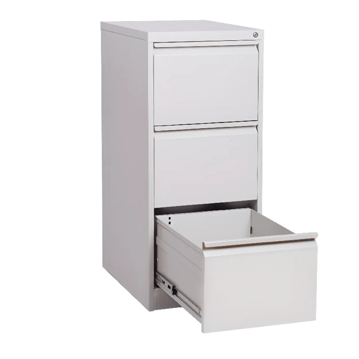 Vertical White Soft Close Storage Steel Filing Cabinet Image - 5
