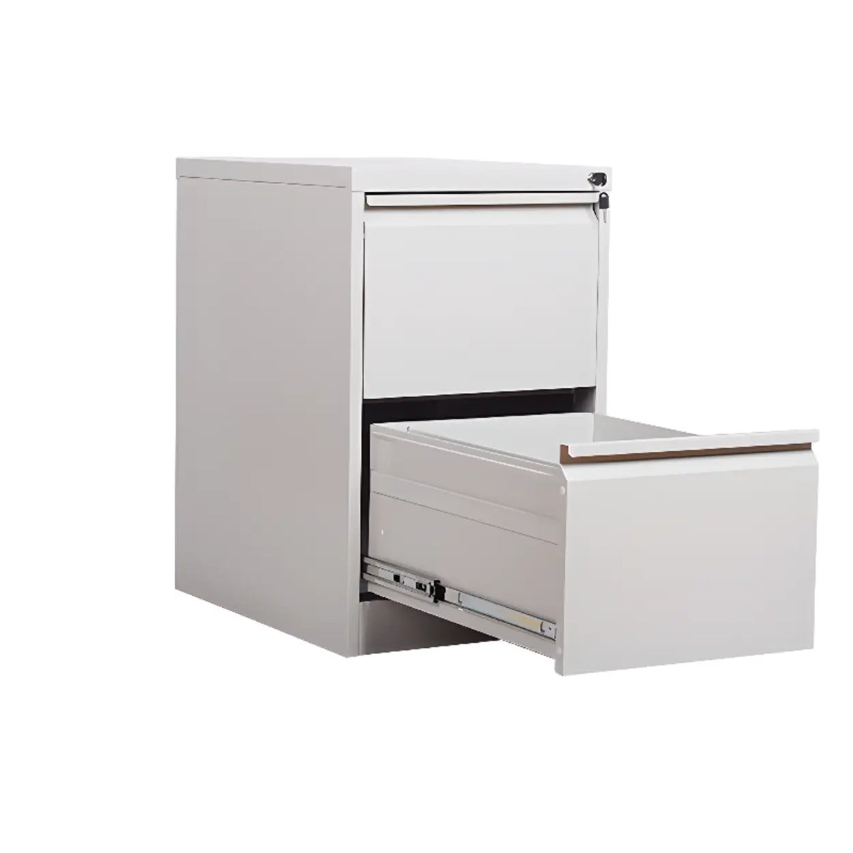 Vertical White Soft Close Storage Steel Filing Cabinet Image - 7