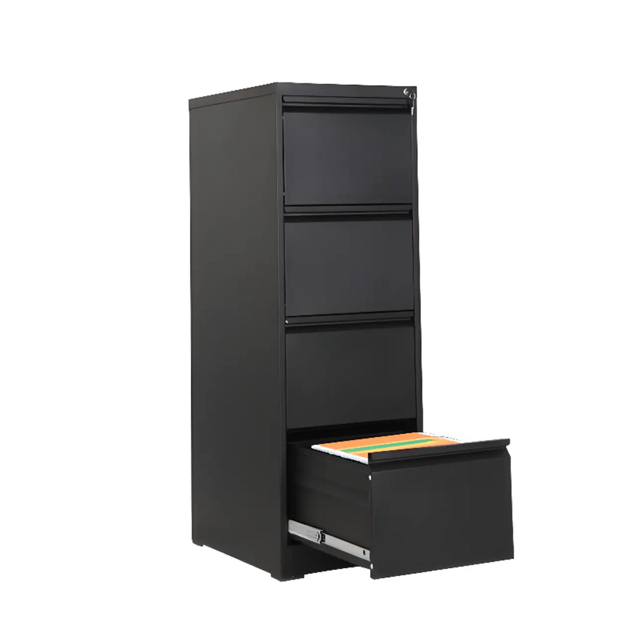 Vertical White Soft Close Storage Steel Filing Cabinet Image - 8