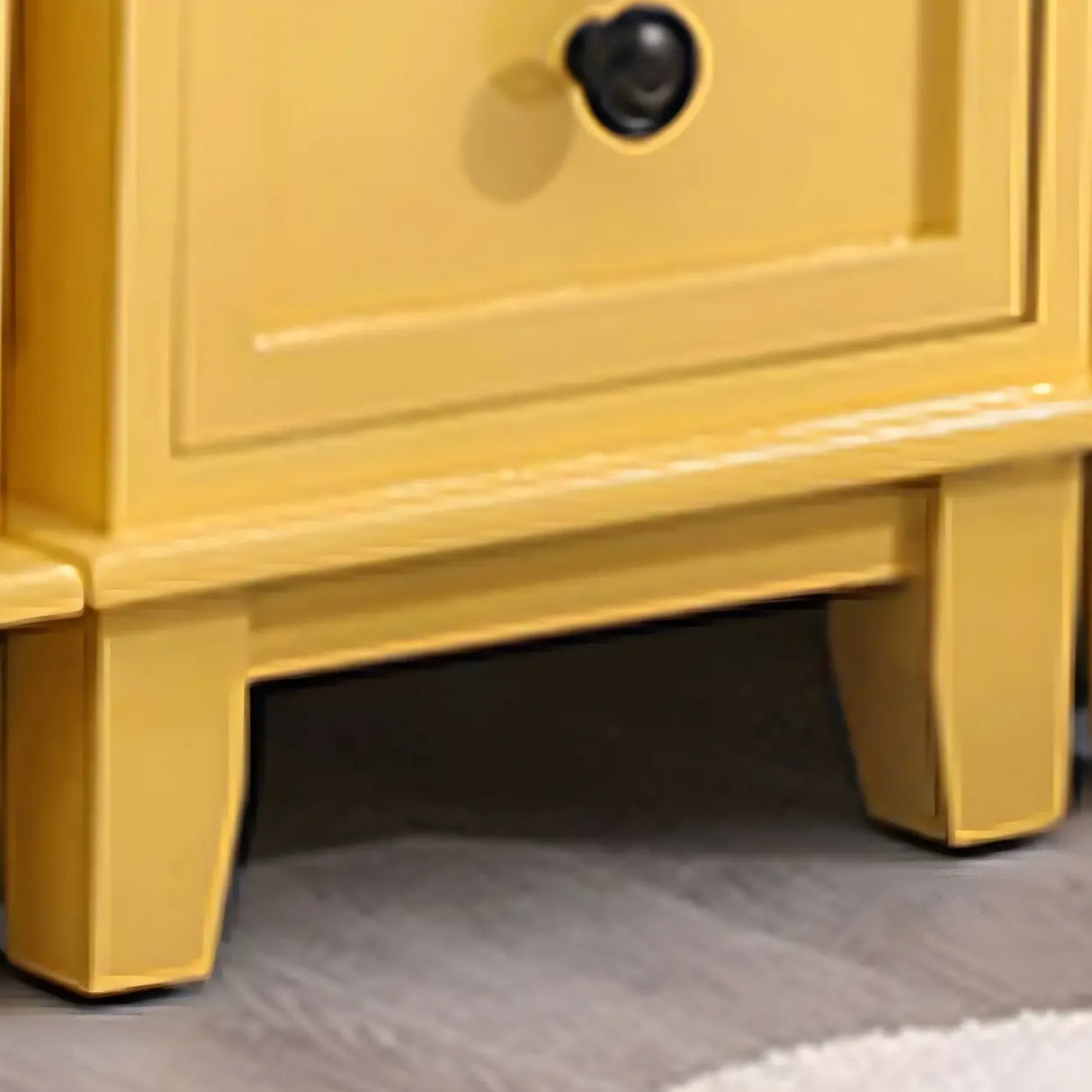 Vertical White Wood Metal Handle Dresser for Drawers Image - 13