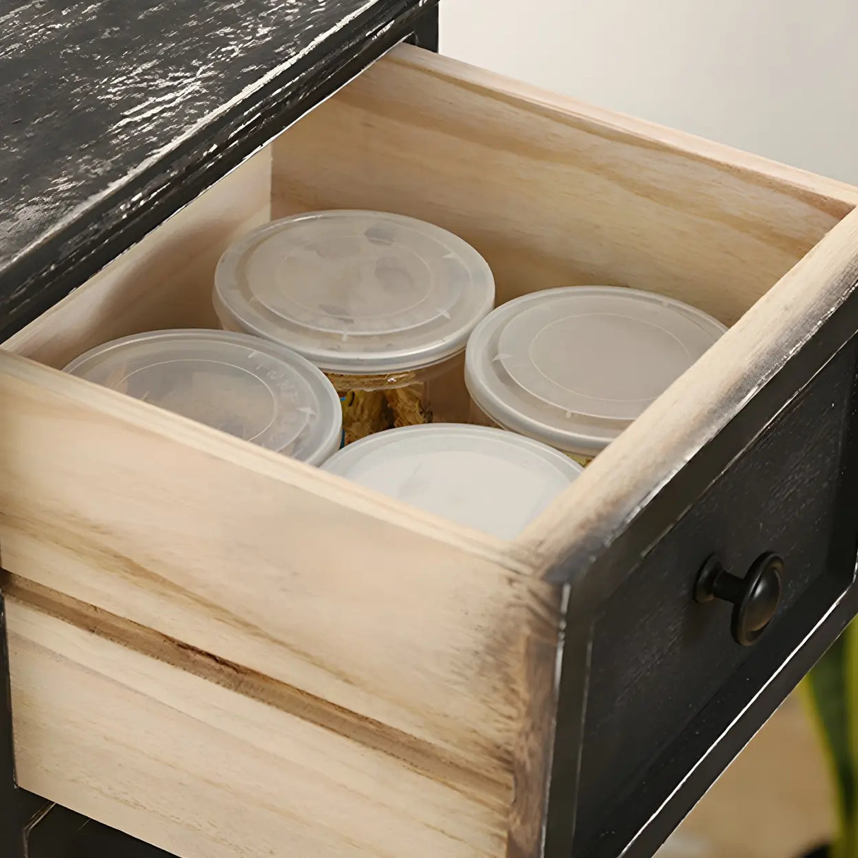 Vertical White Wood Metal Handle Dresser for Drawers Image - 7