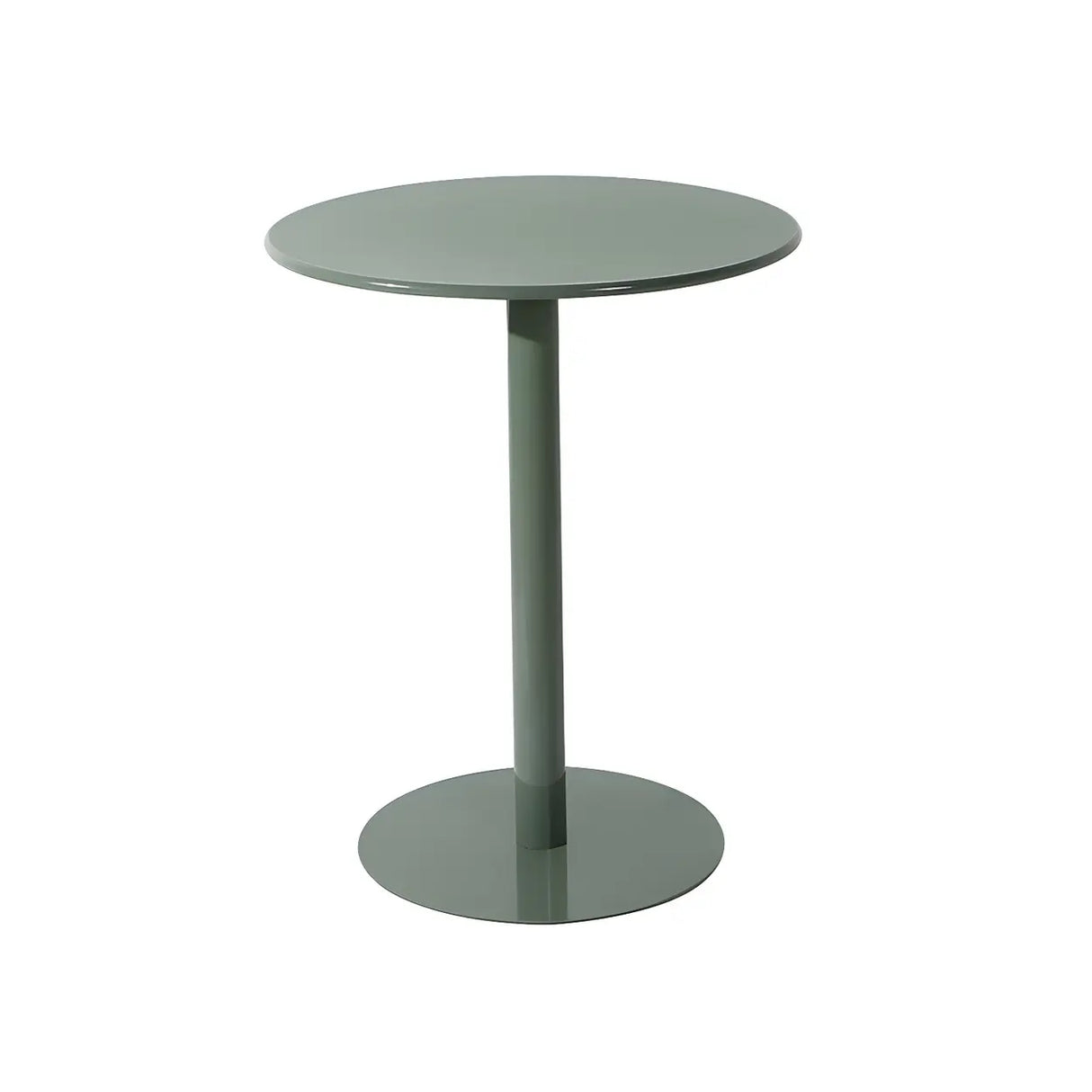 Vibrant Colors Steel Frame Simple Round Metal Chat Table Image - 12