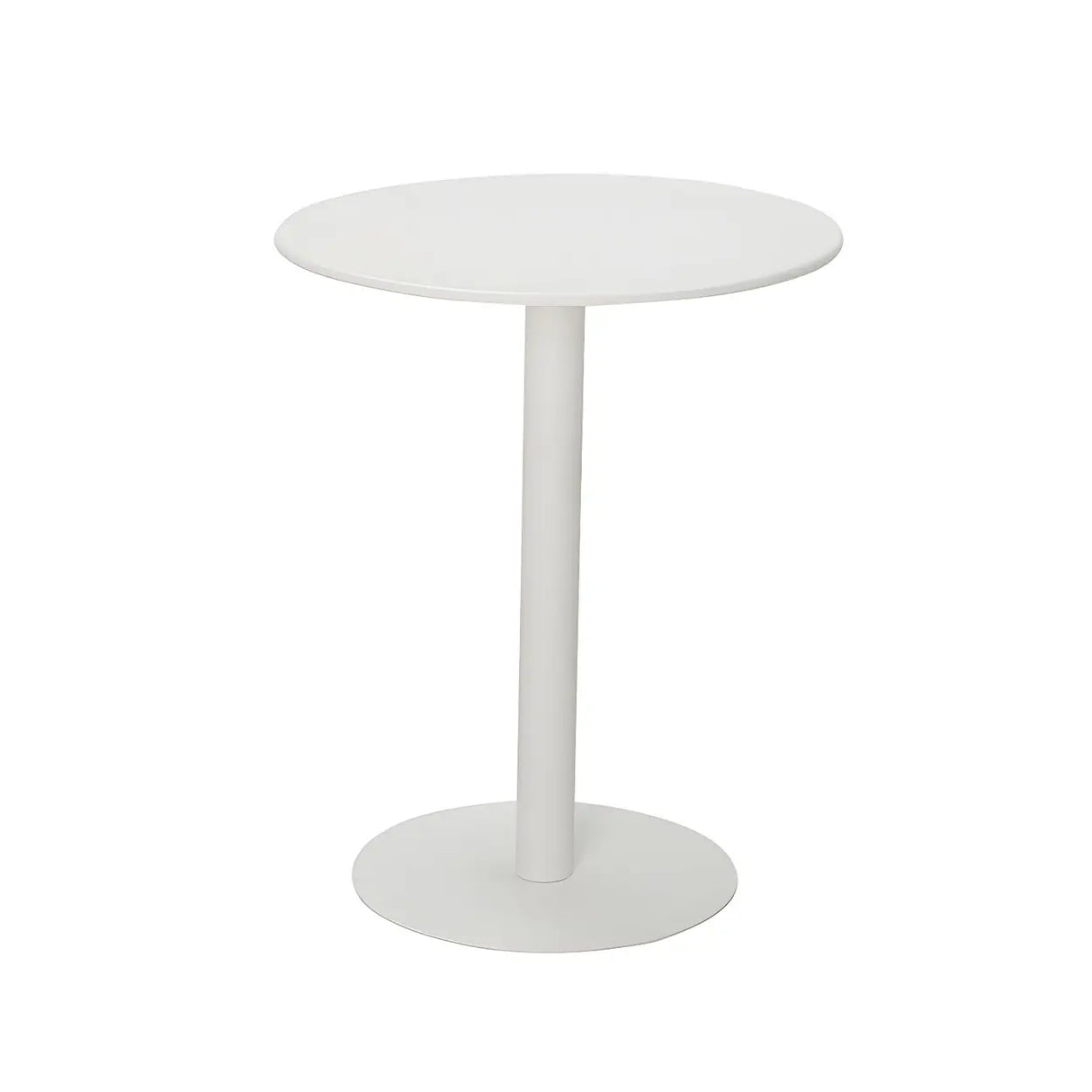 Vibrant Colors Steel Frame Simple Round Metal Chat Table Image - 17