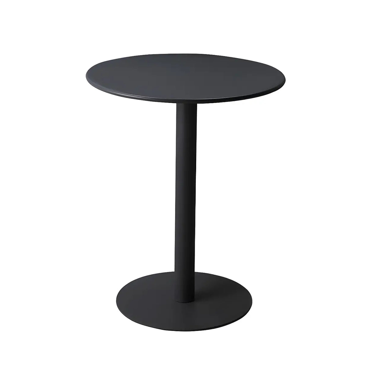 Vibrant Colors Steel Frame Simple Round Metal Chat Table Image - 2
