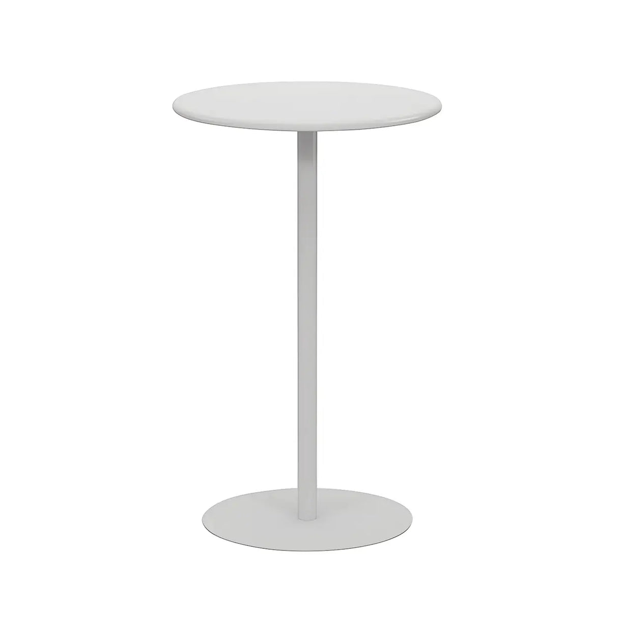 Vibrant Colors Steel Frame Simple Round Metal Chat Table Image - 21