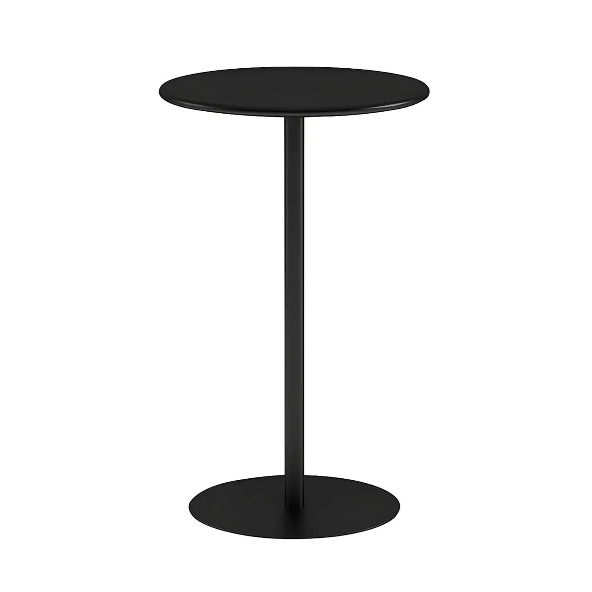 Vibrant Colors Steel Frame Simple Round Metal Chat Table Image - 24